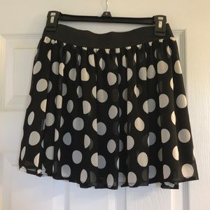 Polka dot skirt